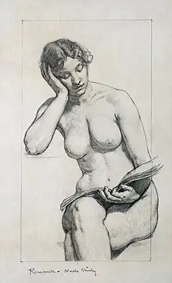Image 53Nude study at Figurative art, by Kenyon Cox (edited by Durova) (from Wikipedia:Featured pictures/Artwork/Others)