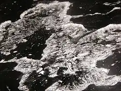 Ketamine crystals on a glass plate