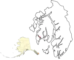 Location in Ketchikan Gateway Borough, Alaska