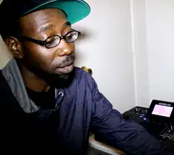 Kev Brown at his home studio.