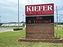 Kiefer's Public School in July of 2025