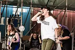 Bryan Garris performing live