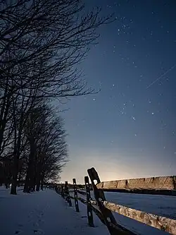 Night over Knox from Willardshire Road