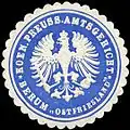 Seal of the Royal Prussian District Court of Berum