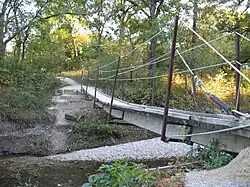 This bridge crosses Kings Creek.
