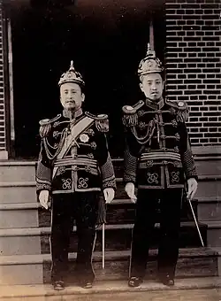 Emperor Gojong and the Crown Prince Sunjong