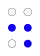 ⠲ (braille pattern dots-256)