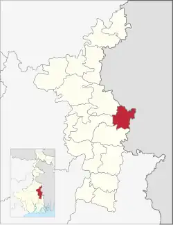 Location of Krishnaganj