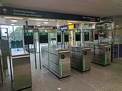 Inside the station, 2017