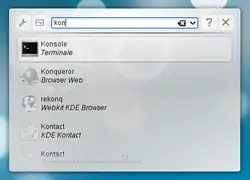 Krunner new interface.