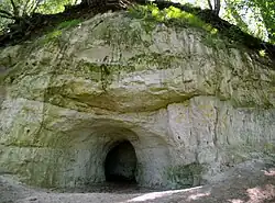 Kuradikoobas ('Devil's Cave') in Lubja village