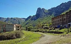 Kurbnesh in 2016, with the Maja e Gurit Gjon mountain visible in the background.