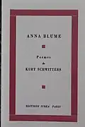 Anna Blume by Kurt Schwitters