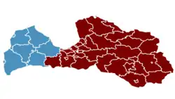 Location of Kurzeme Region