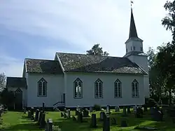Kvam Church, long church, wood (1878)