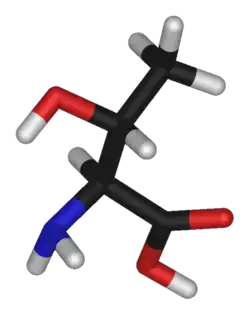 3D structure of L-Threonine