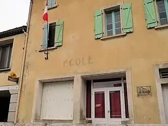 The town hall in Counozouls