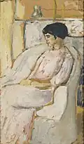 "Lydie Seated in an Armchair," between 1896 and 1927.