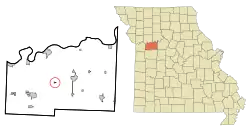 Location of Mayview, Missouri