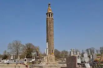 The lantern of the dead, in Oradour-Saint-Genest