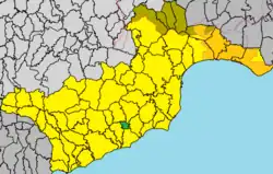 Location of Aplanta in Larnaca district