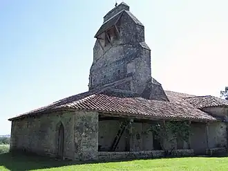 The church in Larroque-sur-l'Osse