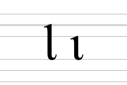 Upper and lower case Latin iota