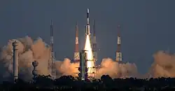 Launch of GSLV F11 from Second Launch Pad.