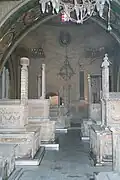 One of the mausoleum chambers
