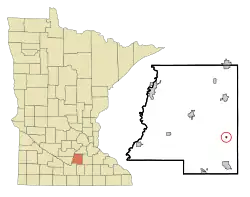 Location of Kilkenny, Minnesota