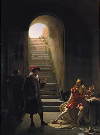 Montaigne Visiting Torquato Tasso in Prison by Fleury François Richard