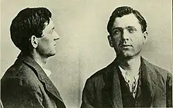 Czolgosz's mug shot after his arrest