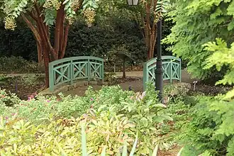 Bridge along a nature trail.
