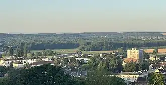 Panoramic view of Liancourt, France