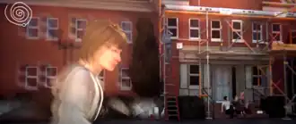 The player character uses the time travel game mechanic. The timer display is visible on-screen.