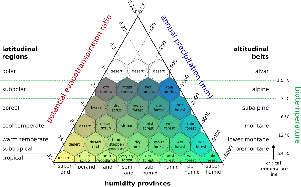 Image 24Holdridge life zones, by Peter Halasz (from Wikipedia:Featured pictures/Sciences/Others)