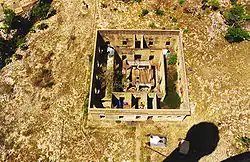 The ruins of Navassa Light keeper's quarters