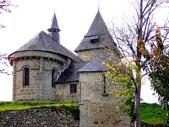 The church in Liginiac