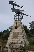 Monument of Charles Lindbergh in Friestas, Valença