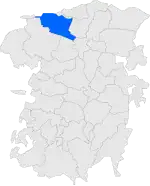 Map showing location within Berguedà