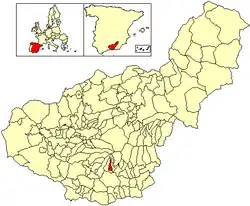 Location of Soportújar