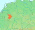 Location of the Eifel