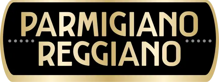 Parmigiano Reggiano in gold letters