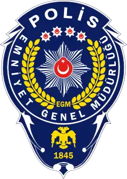 Badge of the Turkish General Directorate of Security