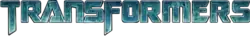Transformers, written in a metallic green
