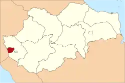 Location within Jambi