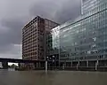 Heron Quays DLR Station to the right of 20 Bank Street