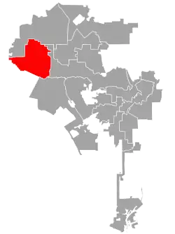 Map of the district