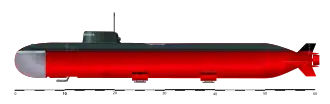 Losharik silhouette (Losharik class)