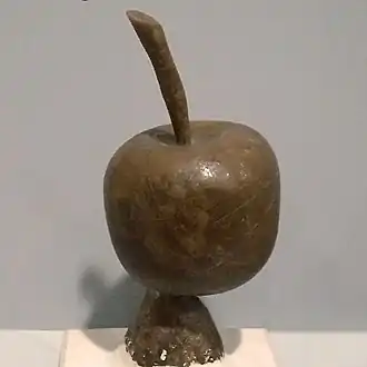 Step 1: A model of an apple in wax